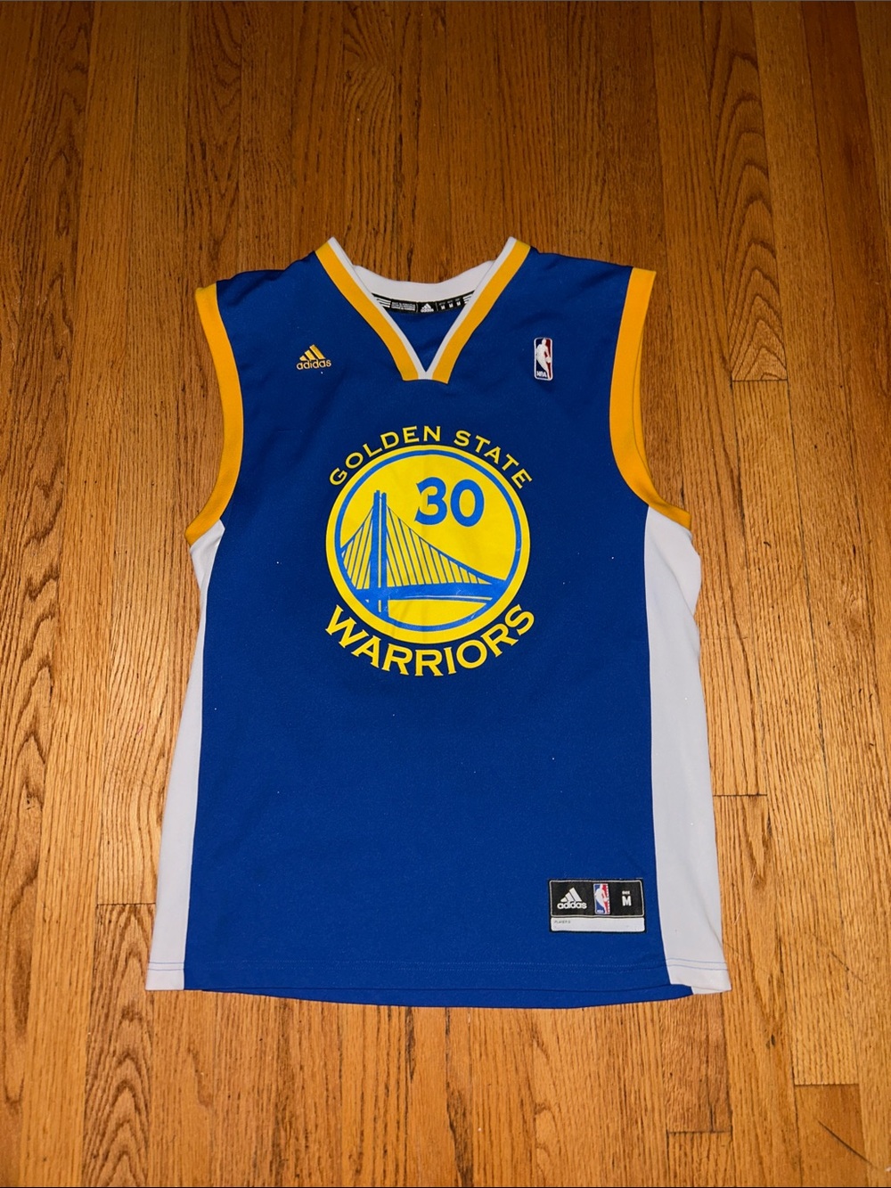 Adidas Golden State Warriors Stephen Curry #32 NBA Swingman Jersey Men’s size m